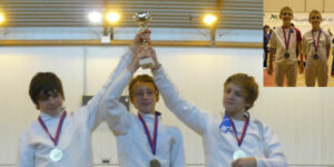 Les jeunes escrimeurs au tableau d'honneur !