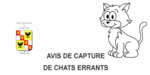 AVIS DE CAPTURE DE CHATS ERRANTS