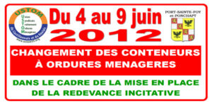 Mise en place de la redevance incitative