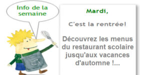 Menus du restaurant Scolaire