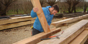 La charpente de la future Halle avance…