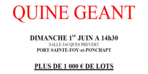 QUINE GEANT !