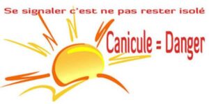 Informations Canicule et inscription sur les registres…