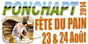 Fête du Pain à Ponchapt les 23 et 24 août