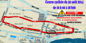 Avis important : course cycliste du 30 août !