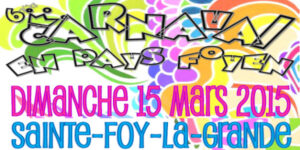 Carnaval intercommunal le 15 mars !