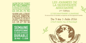 Journées de la biodiversité associative du 3 au 5 juin 2016