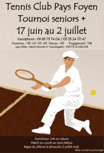 Tournoi de tennis du 17 juin au 2 juillet 2017 @ Tennis Club de Port-Sainte-Foy | Port-Sainte-Foy-et-Ponchapt | Nouvelle-Aquitaine | France