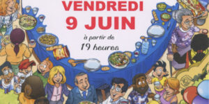 Repas de village à Ponchapt le 9 juin 2017