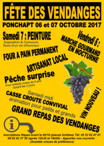 Fête des vendanges de Ponchapt @ Ponchapt, place du village | Port-Sainte-Foy-et-Ponchapt | Nouvelle-Aquitaine | France