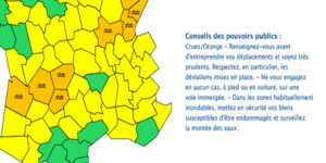 Mise en vigilance ORANGE pour crue