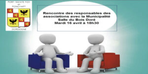 Rencontre Municipalité-Associations le 16 Avril