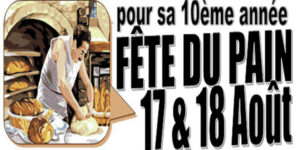 Fête du Pain à Ponchapt les 17 et 18 août 2019