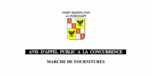 Marche public, fournitures