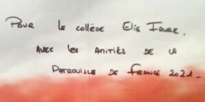 College Elie Faure Patrouille de France Dedicace 600x300