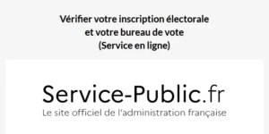Vérifier votre inscription électorale