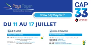 Programme CAP33 - Semaine 28