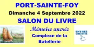 Salon du Livre « Mémoire Ancrée », 4 septembre 2022