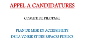 Appel à candidatures comité pilotage PAVE