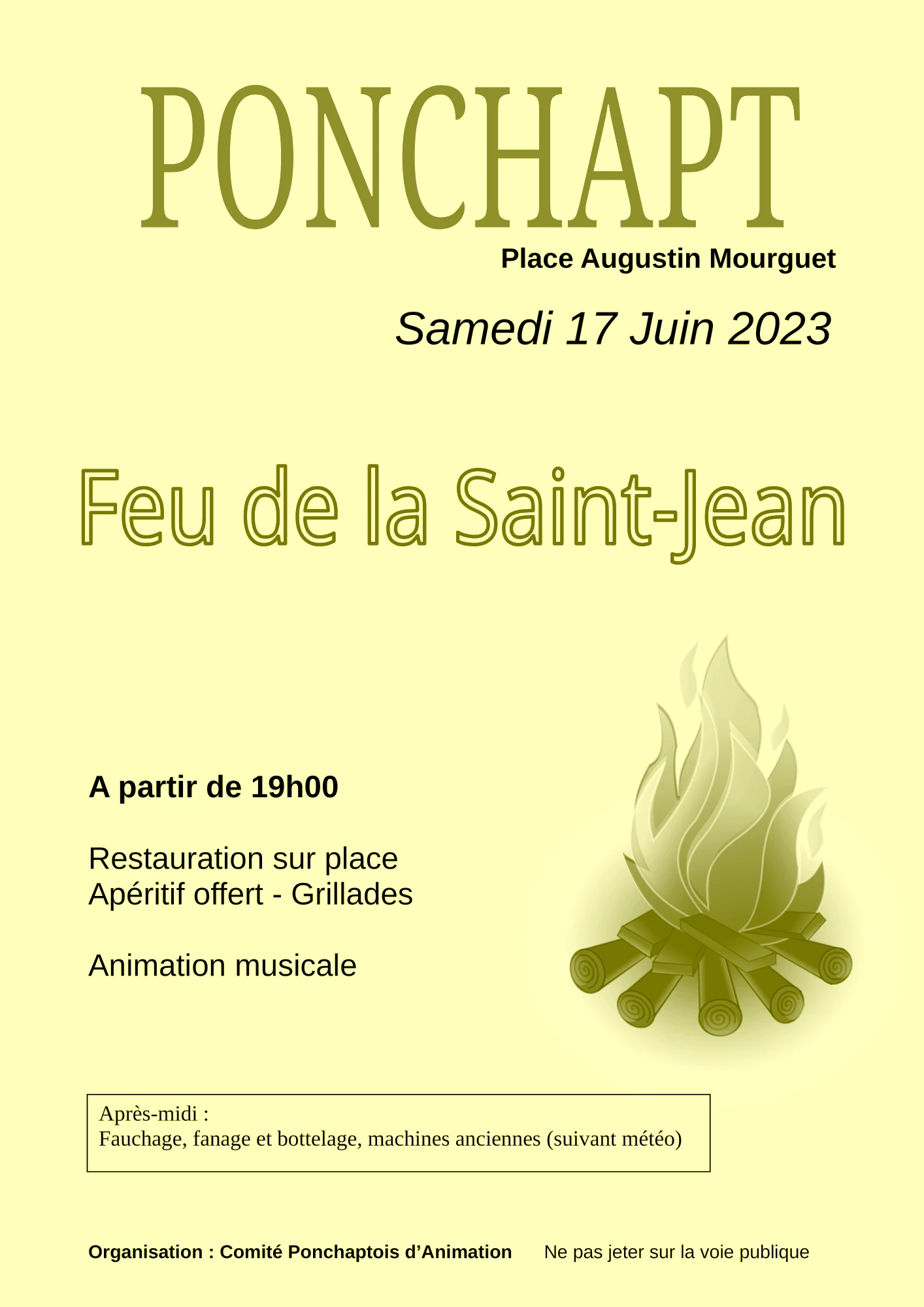 Feu de la Saint-Jean 2023