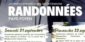 [21>22/09] Randonnées – Journées Européennes du Patrimoine