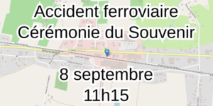 Accident ferroviaire – Cérémonie du Souvenir