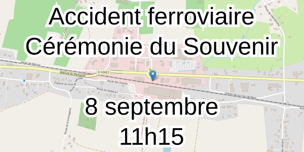 Accident ferroviaire – Cérémonie du Souvenir