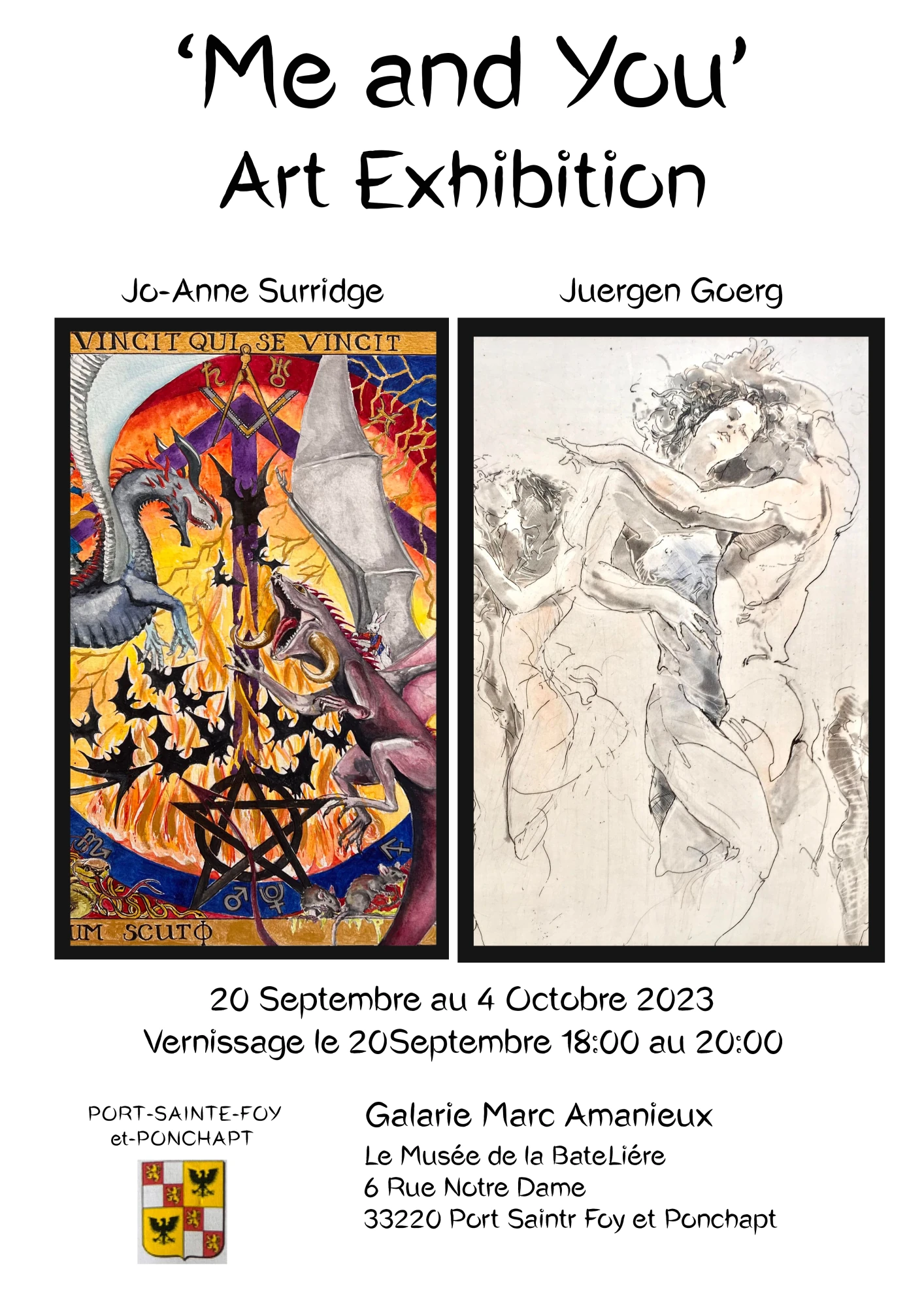 Exposition 'Me and You', Jo-Anne SURRIDGE & Juergen GOERG