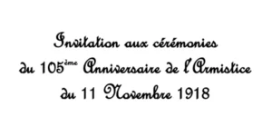 Cérémonies 11 novembre