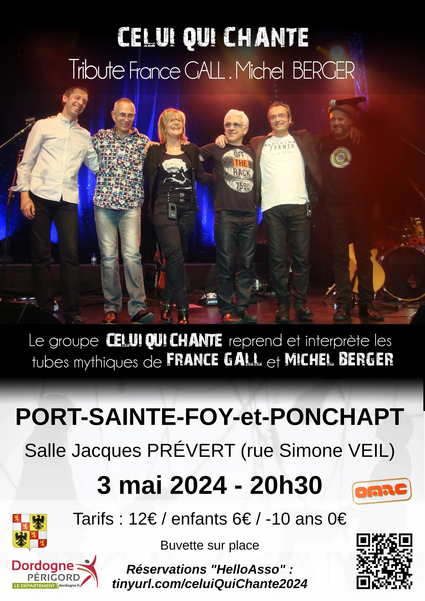 Affiche concert Berger-Gall Celui qui chante