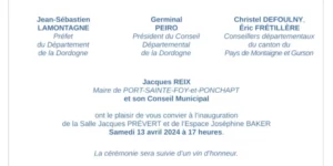 Invitation inauguration