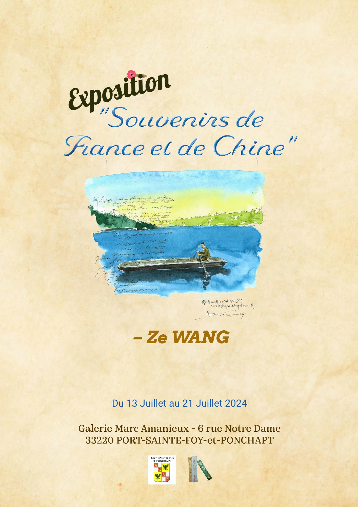 Souvenirs de France et de C⁯hine 2024