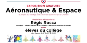 Exposition Aéronautique et Espace, projet du collège Élie Faure 600x300