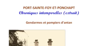 Gendarmes et pompiers d'antan