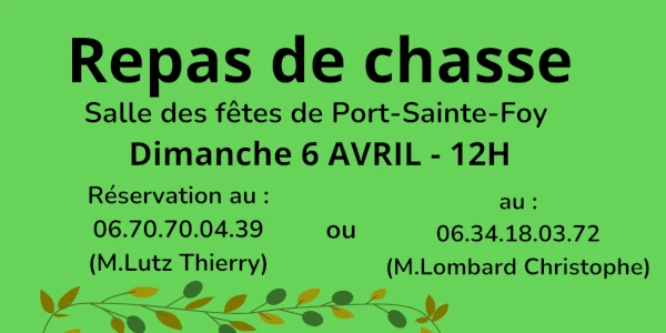 Repas de chasse