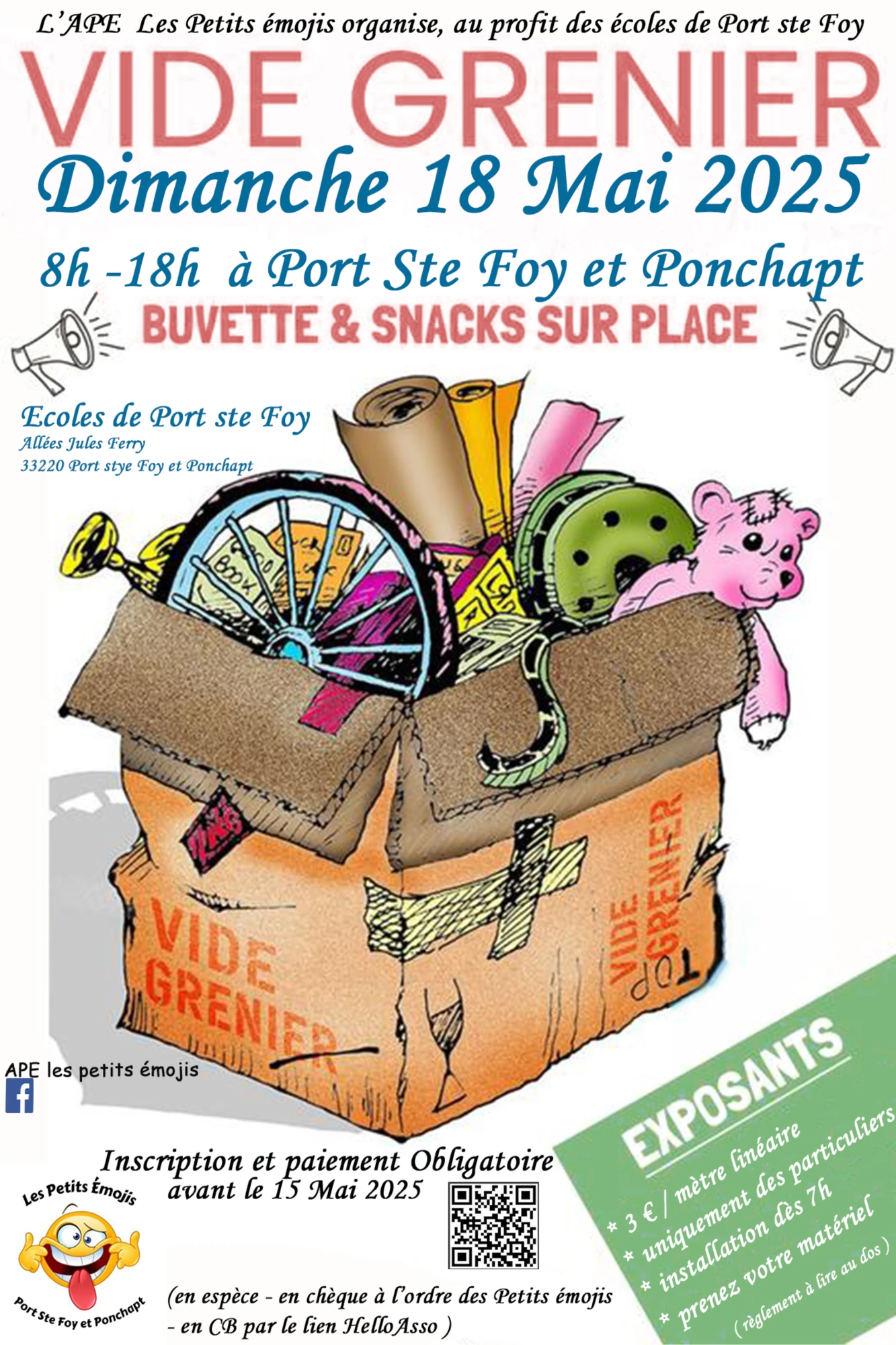 [18-05] Vide-greniers - Les Petits Emojis