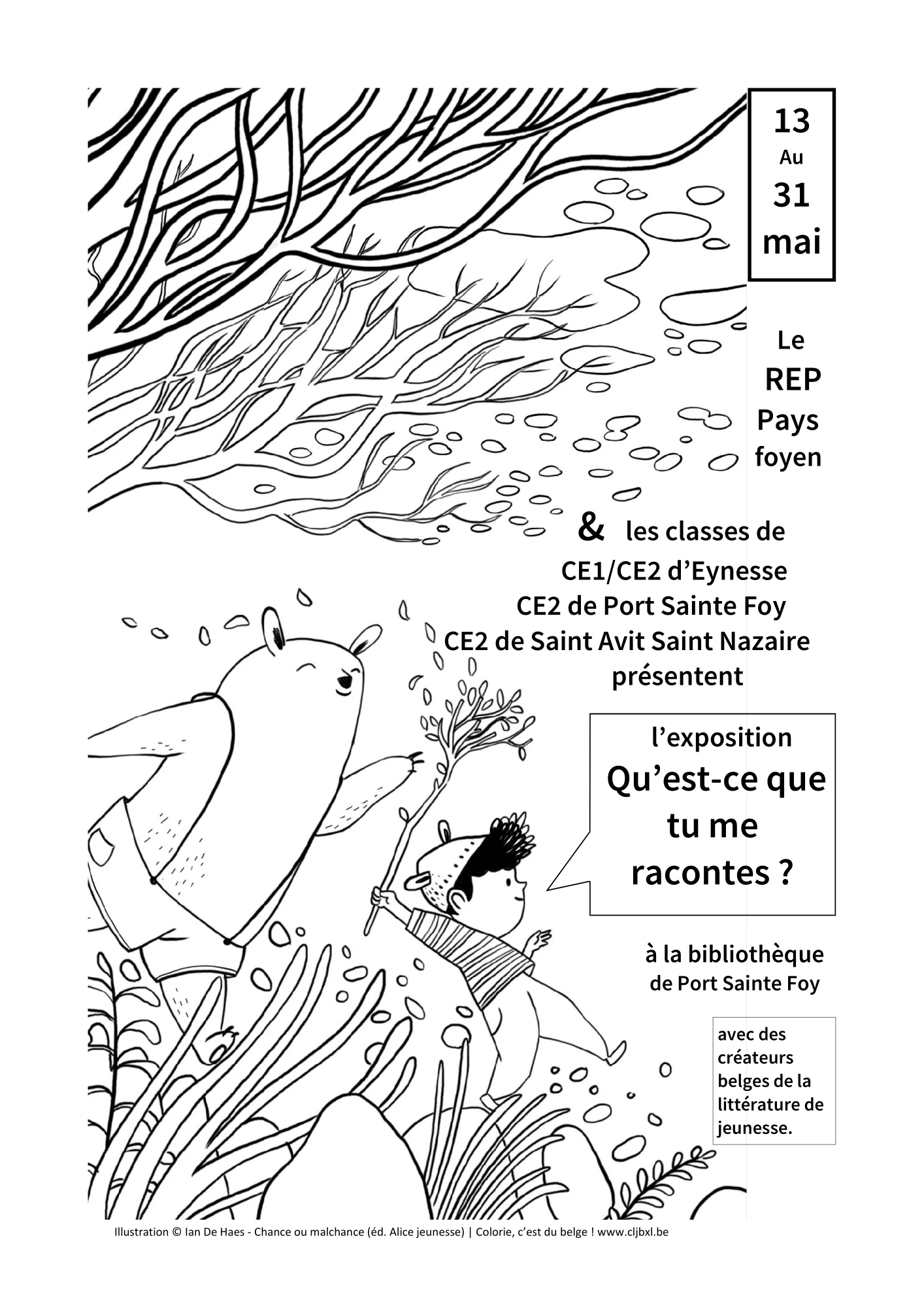 Exposition Qu'est-ce que tu me racontes