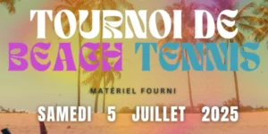 Tournoi de Beach Tennis - Plage des Bardoulets 2025 600x300