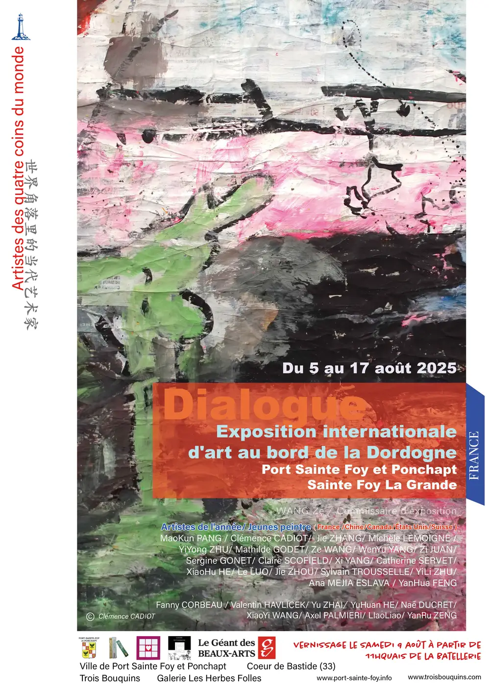 Dialogue Exposition sur les bords de la Dordogne 02