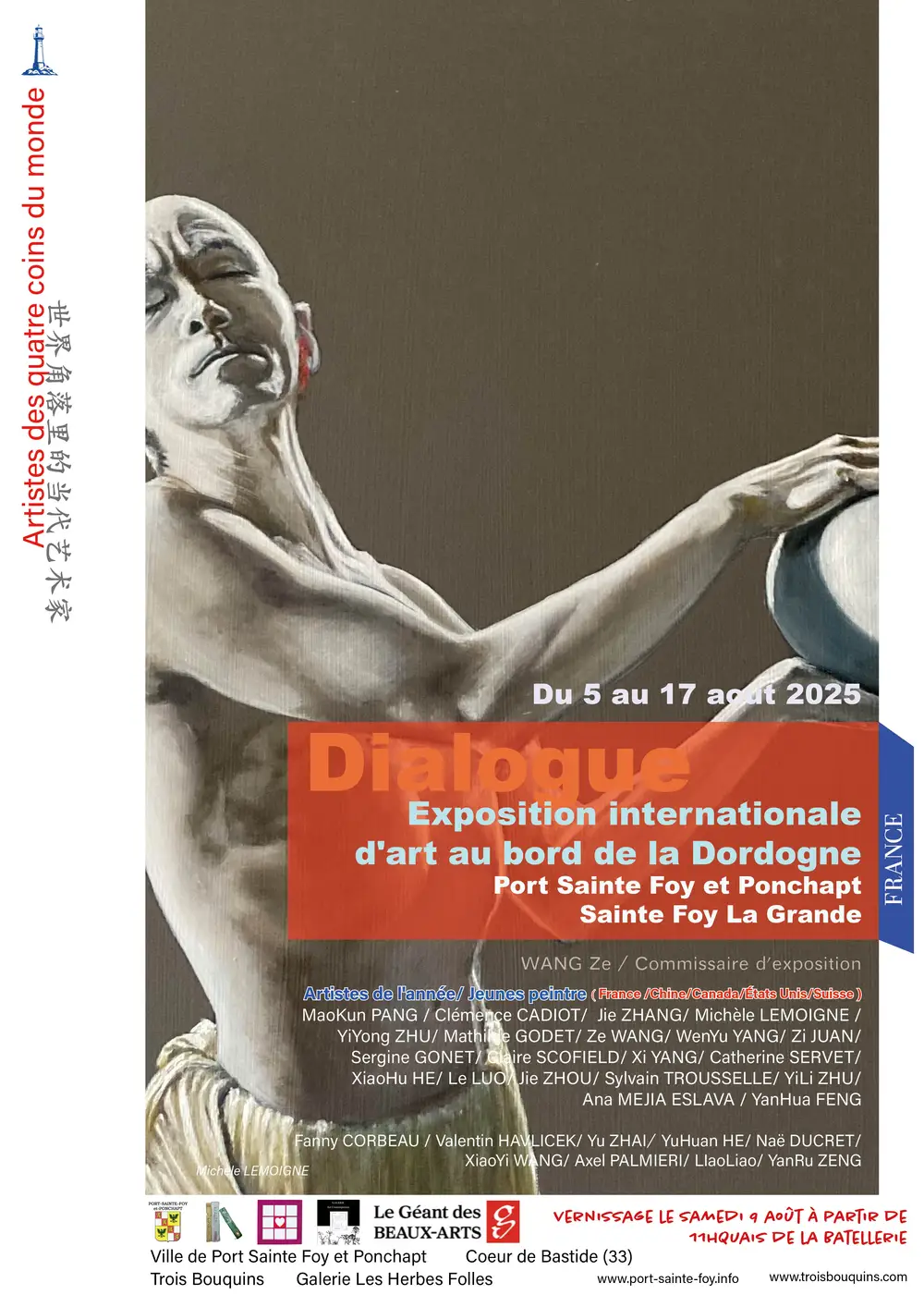 Dialogue Exposition sur les bords de la Dordogne 06