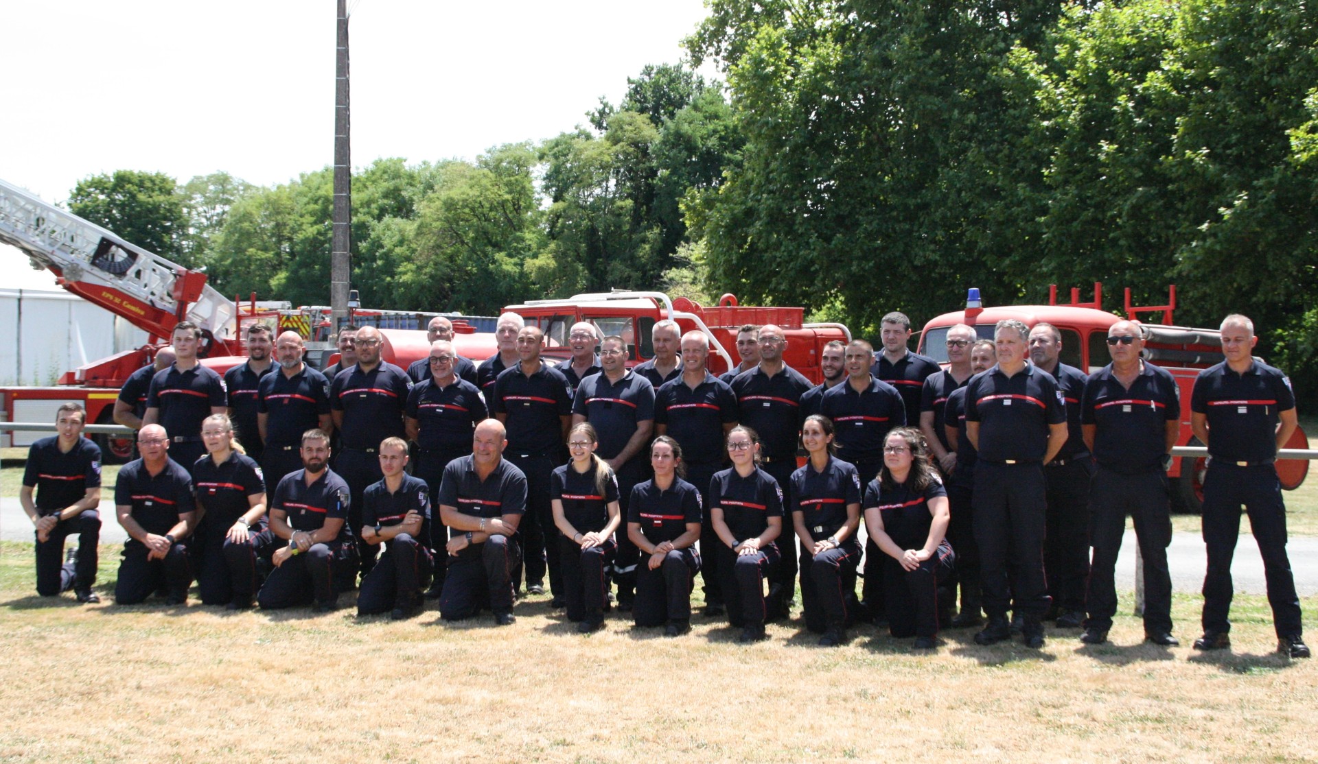 Jeunes sapeurs pompiers 40 ans