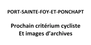 Prochain critérium cycliste et images d’archives