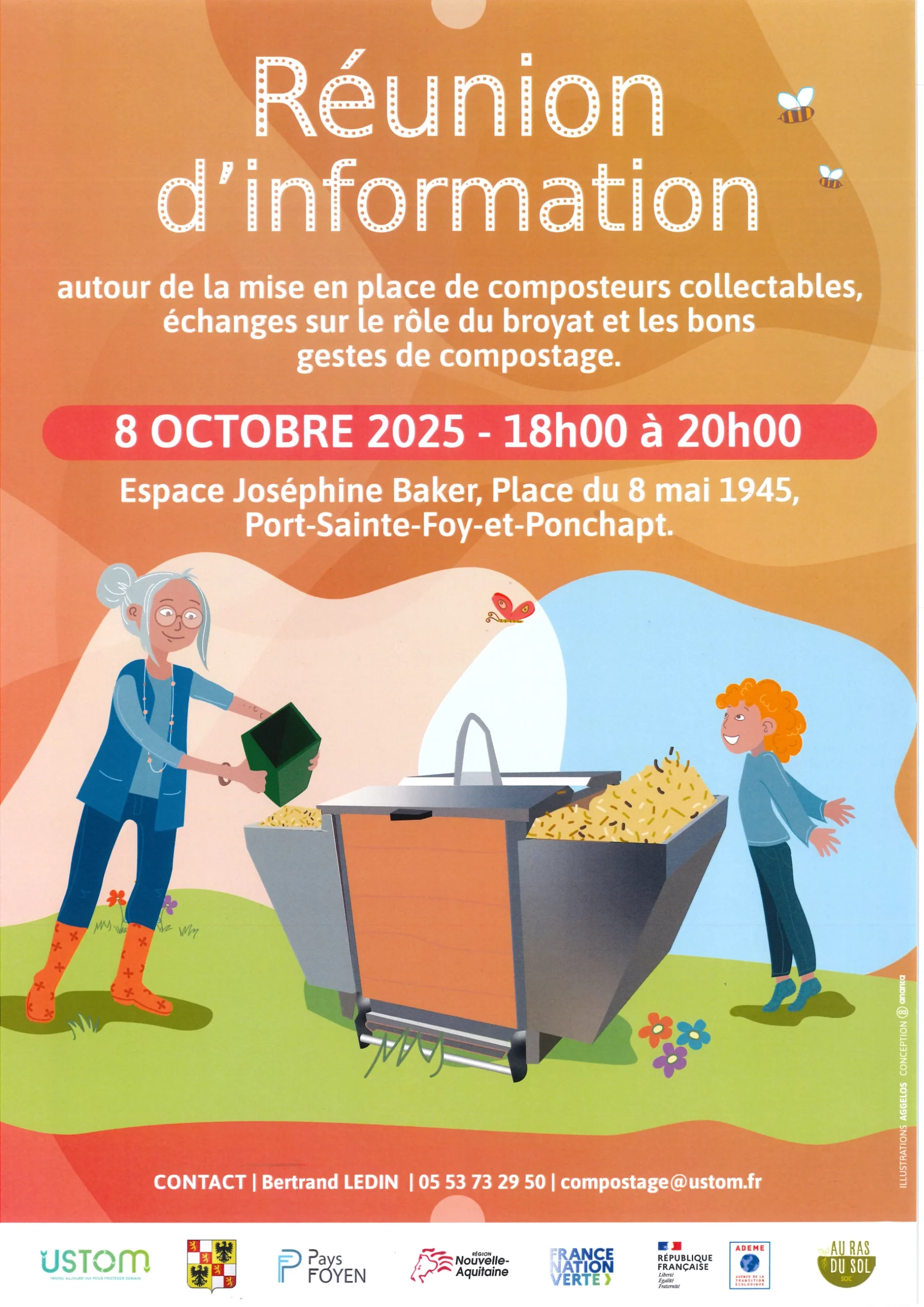 Réunion d'information (composteurs collectables...) [USTOM] 2025