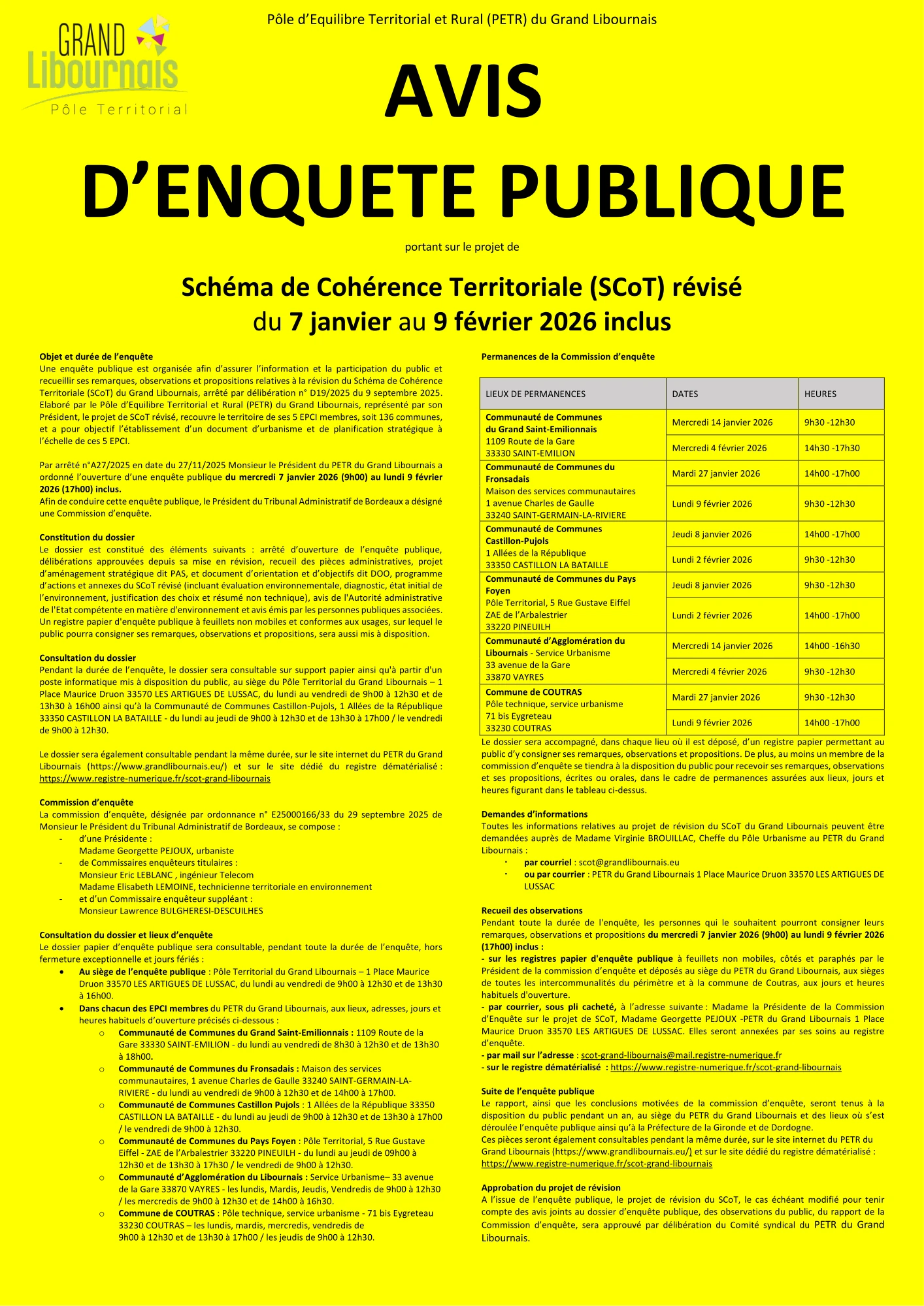 Télécharger l'avis d'enquête publique