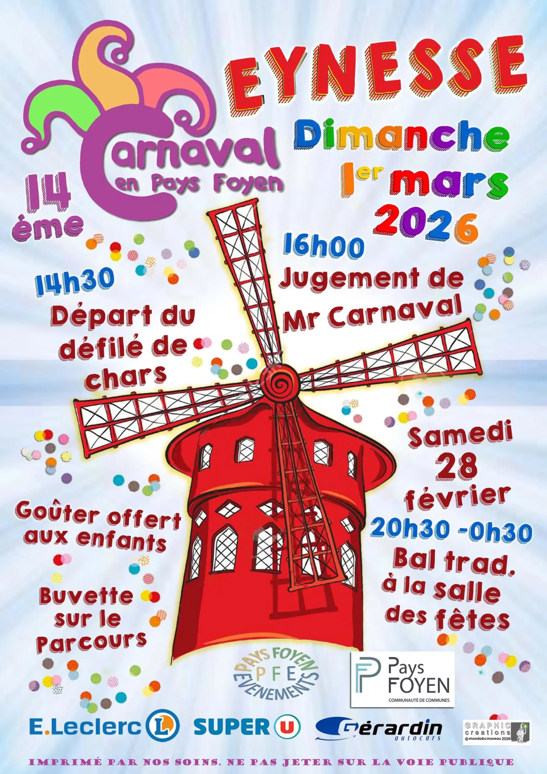 Carnaval en Pays Foyen 2026