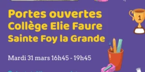 Portes Ouvertes Collège Élie FAURE 2026 6x3