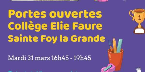 Portes Ouvertes Collège Élie FAURE 2026 6x3