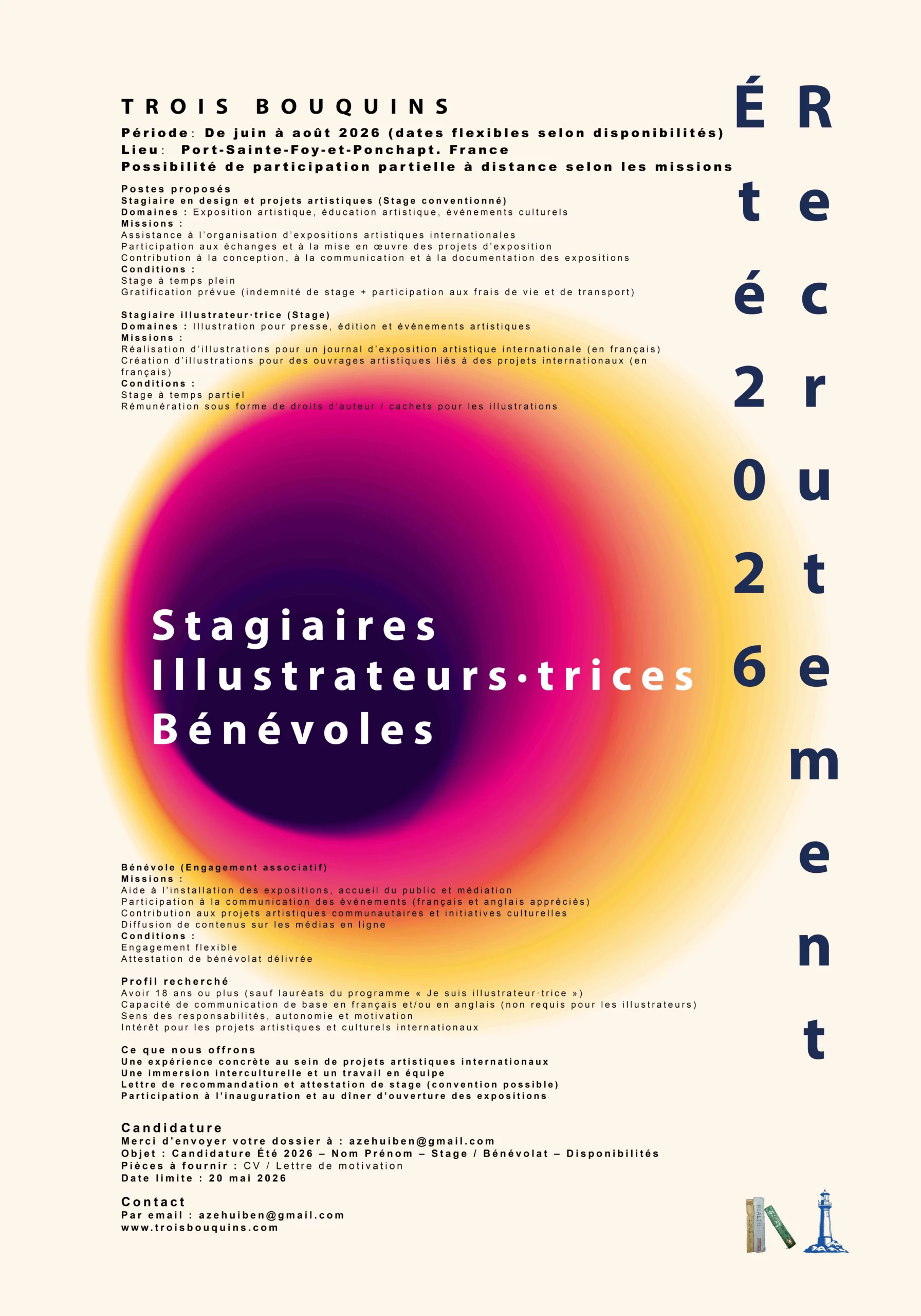 Exposition Dialogue 2026 - Recrutement