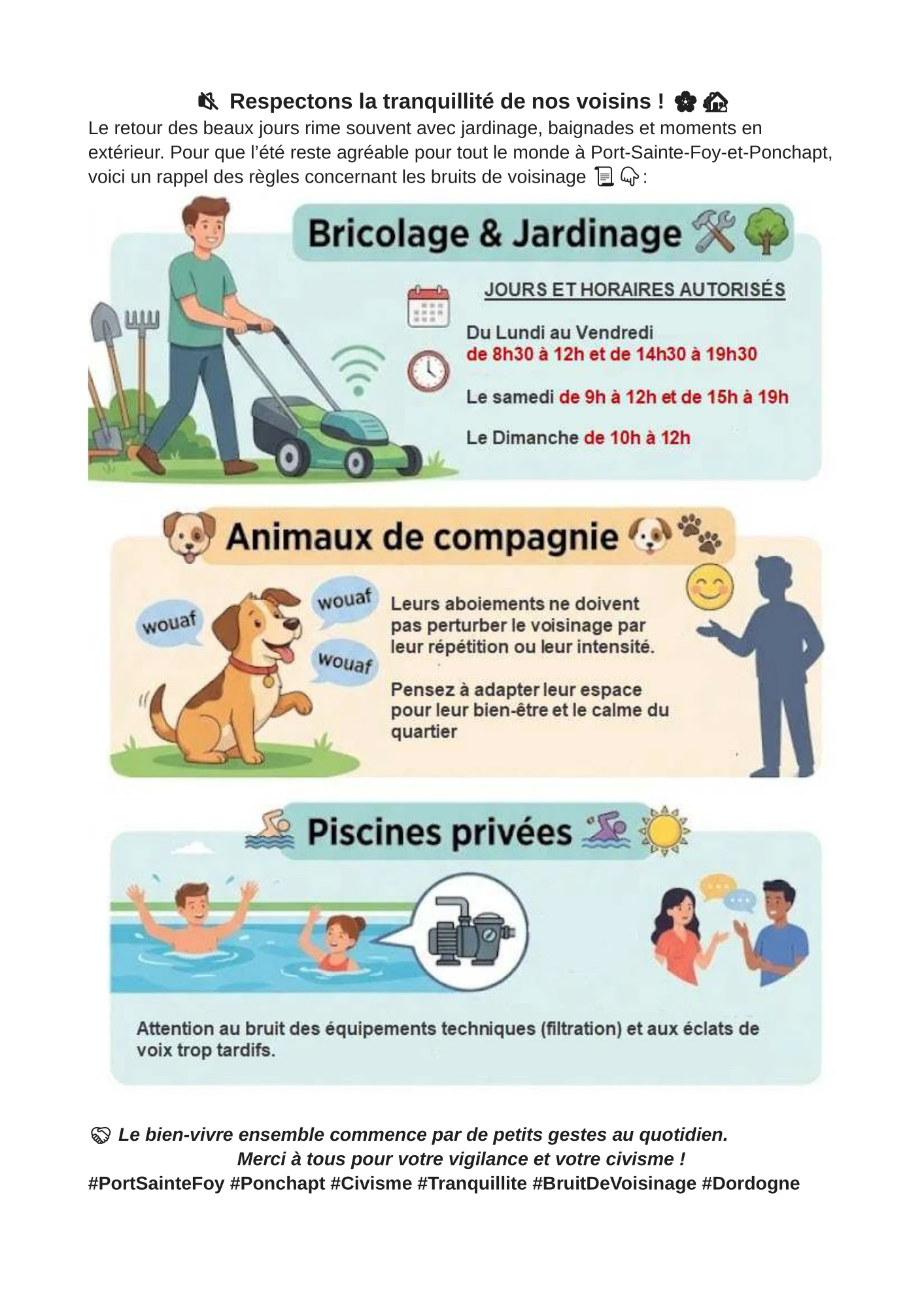 Bruits de voisinage