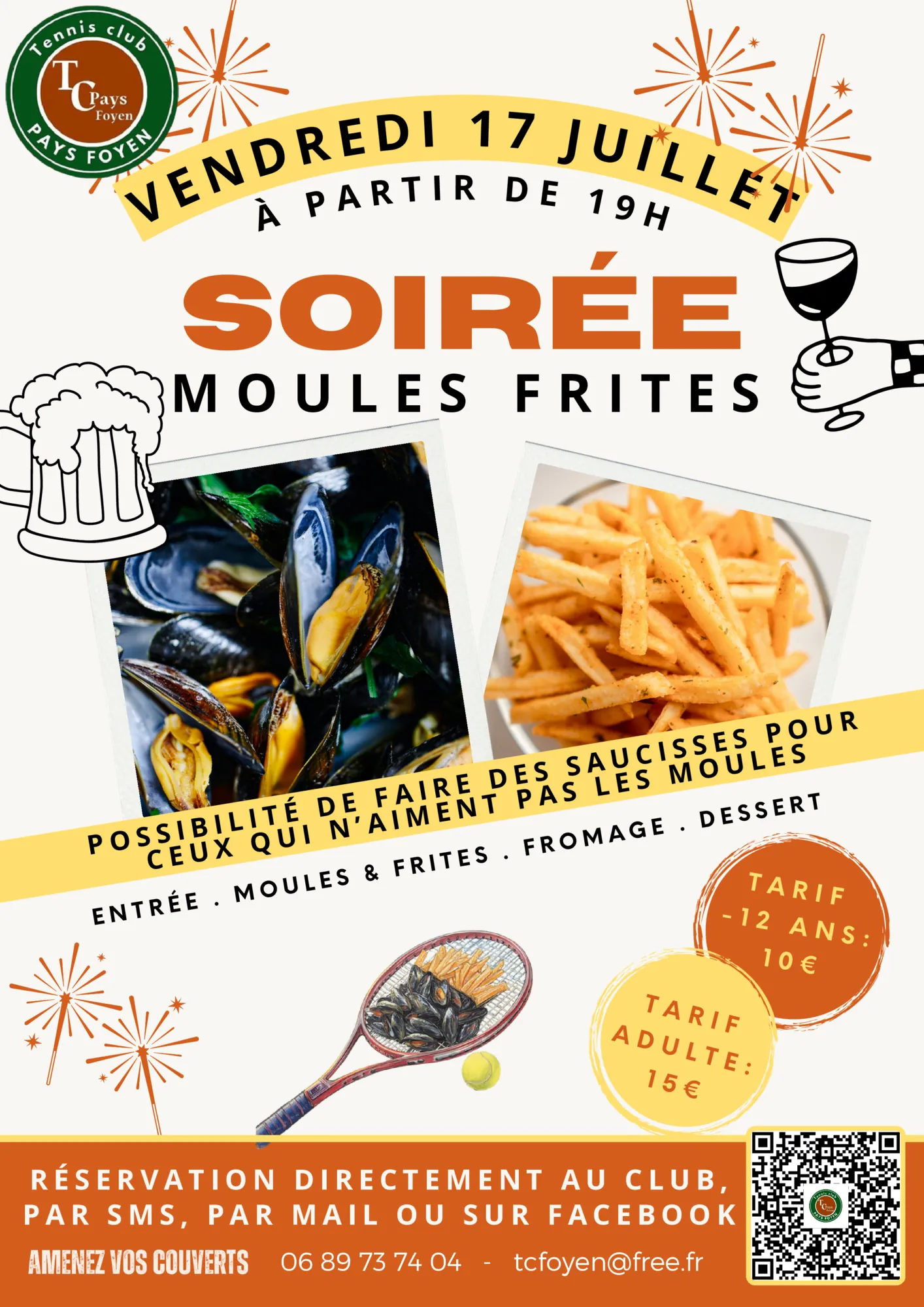 Repas Moules Frites